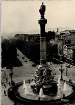 13000 Marseille - Place Castellane Fontaine AK Brunnen