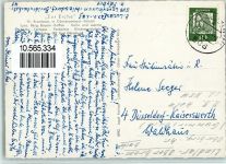 51491 W5063 Oberbrombach - Gasthaus Zur Eiche Innenaufnahme Gastraum Terrasse Ortsansicht 4-Bildaufnahme
