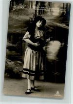 Serie 2325-4 - Frau mit einer Laute, gute Erhaltung AK Mignon 1910 Foto AK