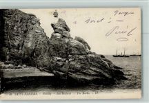 Saint-Nazaire Porsay - Les rochers , the Rocks AK Gesteinsformation