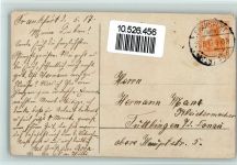 Pfingsten - blühender Baum - Stempelfleck Flieder 1917