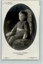 Kriegshilfe - Kronprinz Jüngster in Feldgrau Adel Kronprinzessin Cecilie