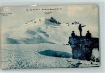 Le Col de la Challe et Aiguille Grive - Bergführer mit Hunden Bergsteiger
