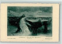 Verlag Fusetti Nr. 608 - Nocturne AK Klavier Künstlerkarte
