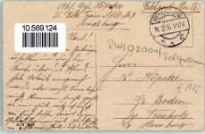 Glückwunsch Telegramm Geburtstag AK Post 1916