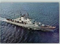 Schulschiff Deutschland AK Kriegsschiff nach 1945