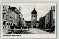 84524 W8265 Neuötting - WK II Burghausener Tor Brunnen