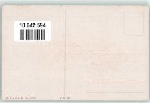 Silhouette Serie Nr. 1318-1 Verlag A. Rehn Tanz Künstlerkarte