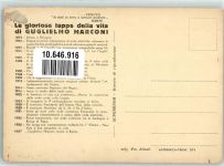 40100 Bologna Foto AK Portrait und Lebenslauf Gugliemo Marconi