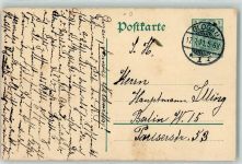 Glogau Glogow 1911 - Ganzsache