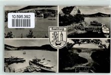 07907 O6550 Schleiz - Landpoststempel Kloster Stausee der Bleiloch-Saaletalsperre Saalburg