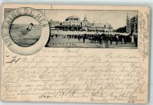 Ostende Oostende 1897 - Aux Basins de Mer