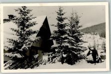 8020 Graz 17.Bez.:Puntigam Privatfoto AK Winter Ort lt. Stempel