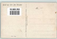 Zoo Dresden Selbstverlag Tiger Künstlerkarte