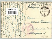 W8000 München Braunes Haus Parteizentrale der NSDAP Oldtimer Feldpost WK II Ers. Abtl. für motorisierte Aufklärung Fotograf Fritz Witzig Nr. 66 Stadt mit Hakenkreuz Foto AK