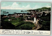 Funchal 1905 - Hafen Schiff