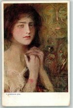 Krakau Kraków Serie 75 Nr 1Edition du salon des peintres polonais Axentowicz, T.