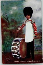 Irish Guards Bass Drummer Uniform Tucks Oilette Nr. 9431 Militär Großbritannien