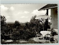 79415 W7848 Bamlach Foto AK Pension Haus Rheinblick Terrasse
