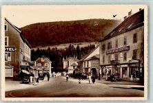 25150 Pont-de-Roide - Place Central Tankstelle Oldtimer