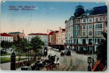 Lemberg Lwow Gebrauchsspuren Straßenbahn Marienplatz