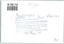 57334 W5928 Feudingen , Kr Wittgenstein FOTO KEINE AK Pension Neuser Ort handschriftlich