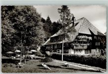 78148 W7741 Gütenbach Foto AK Hotel Cafe Bachhof