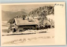 6293 Hintertux Tux 1943 Winter Verschneites Gasthaus