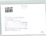 66999 W6787 Hinterweidenthal FOTO KEINE AK Gasthaus Ort handschriftlich