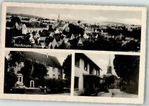 74747 W6963 Merchingen , Baden Foto AK Kirche
