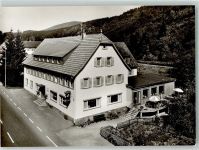 72270 W7292 Huzenbach Foto AK Pension zur Krone