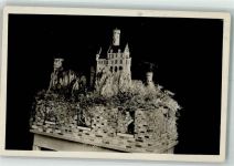 72805 W7414 Lichtenstein , Württ Foto AK Schloss Modell