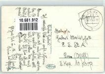 07570 O6518 Weida , Thür 1940 - Bismarckschule Denkmal Bismarck Feldpost WK II