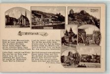 52385 W5168 Nideggen - Abtei Mariawald Burg Eifelgruß Gedicht