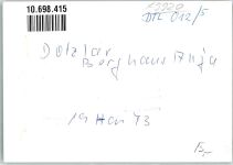 57319 W5920 Dotzlar FOTO KEINE AK Gasthaus Berghaus Anja Ort handschriftlich