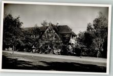 70839 W7016 Gerlingen , Württ Foto AK Cafe Gasthaus Schillerhöhe