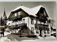 79868 W7828 Altglashütten , Schwarzw Foto AK Hotel zum Löwen Winter