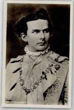 Ordenskette Adel Ludwig II Foto AK