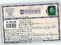 W6730 Hambach an der Weinstraße Verlag Hartmann Nr. 320 sign. Croissant Weinlese Pfälzer Waldverein 1931 Künstlerkarte