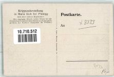 W8033 Maria Eich Darstellung in Maria Eich Hirsch sucht Schutz bei der Gnadenkapelle Verlag Huber A. München Krippe