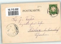 sign. Doubek, F.B. Spinnrad Katze Verlag Ackermann Nr. 1083 Münchner Kindl 1901 Künstlerkarte