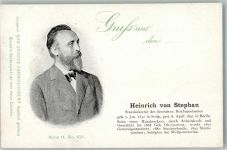 Heinrich von Stephan Das Grosse Jahrhundert Serie O Nr. 470 Post 1900