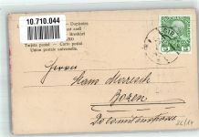 Neujahr Schornsteinfeger 1911 Prägedruck