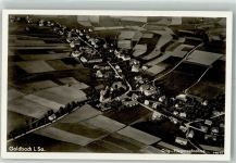 01877 O8501 Goldbach b Bischofswerda 1938 Foto AK Fliegeraufnahme Strähle
