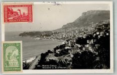 Monte Carlo 1934 Gebrauchsspuren St. Roman Briefmarke bildseitig