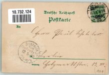 Prägedruck 100 jähr. Geburtstag Nationalfeier Adel Kaiser Wilhelm I 1897 Gebrauchsspuren
