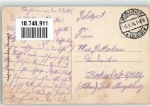 Neuhammer am Queis Swietoszow 1016 Foto AK Gasthaus Konzertgarten Wappenhof Feldpost WK I