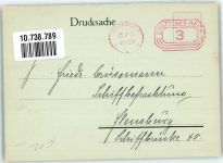 W6000 Frankfurt am Main Die letzte Droschke Werbung Ruf-Buchhaltung Kutsche 1929 Werbe AK
