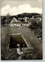 88316 W7972 Neutrauchburg Foto AK Schwimmbad