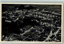 86757 W8862 Wallerstein - Fliegeraufnahme Wallerstein Kirche St. Alban